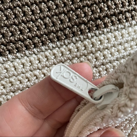 The Sak Home 18 x 18 Hand Crochet Pillow Cover - Picture 3 of 4